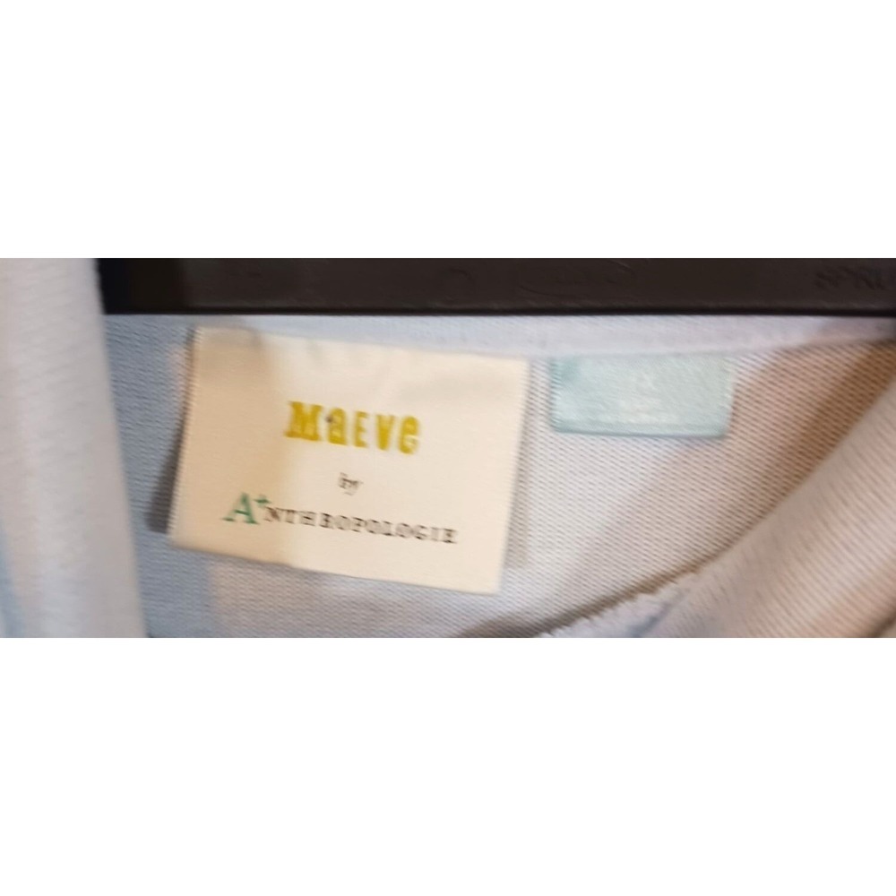 Maeve Anthropologie NWT 1X Blue Cowl Neck Tunic Sweater Oversized - Picture 3 of 5